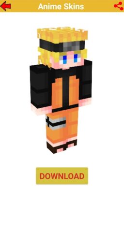 Anime Skins minecraft для Android — скриншот 3