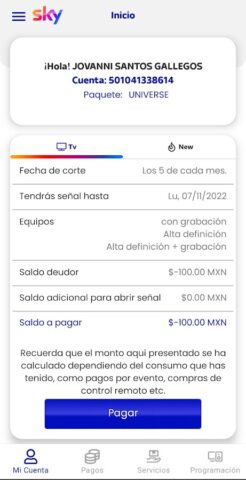 App SKY для Android — скриншот 2