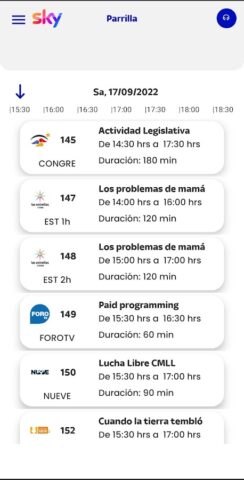 App SKY для Android — скриншот 5