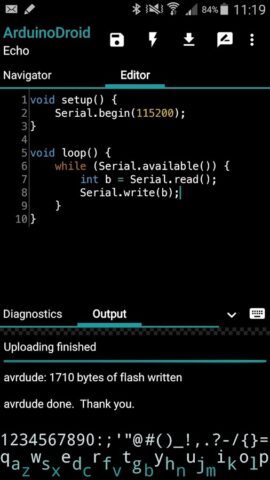 ArduinoDroid — Arduino/ESP IDE для Android — скриншот 4