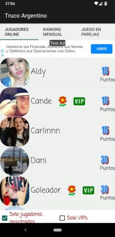 Truco Argentino Online для Android — скриншот 4