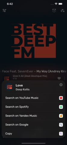 BEST DEEP FM для iOS — скриншот 4