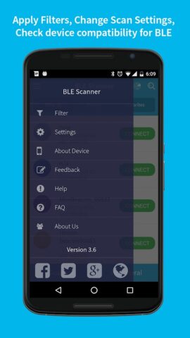 BLE Scanner (Connect & Notify) для Android — скриншот 3