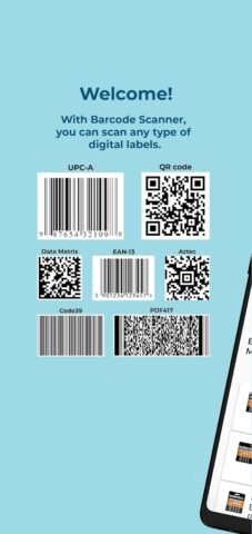 Cканер штрих-кодов для Android — скриншот 1
