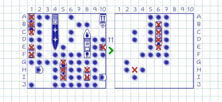 Морской бой на двоих по сети для iOS — скриншот 1