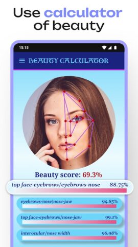 Beauty Calculator Pretty Scale для Android — скриншот 1