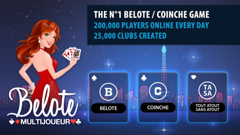 Belote & Coinche Multiplayer для Android — скриншот 1