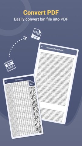 Bin File Opener — просмотрщик для Android — скриншот 3