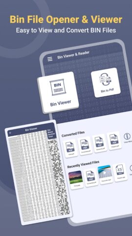 Bin File Opener — просмотрщик для Android — скриншот 5