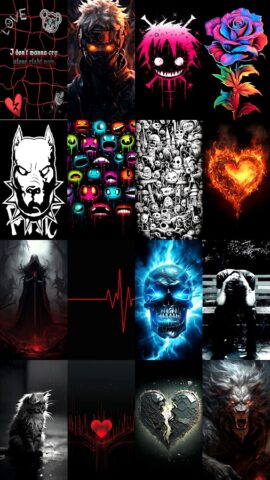 Черные обои HD для Android — скриншот 5