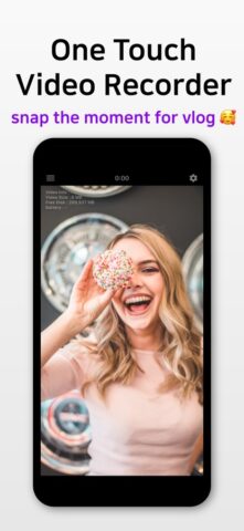 BlackVideo (One-Touch Rec!) для iOS — скриншот 1