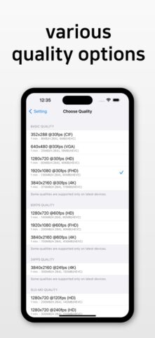 BlackVideo (One-Touch Rec!) для iOS — скриншот 5