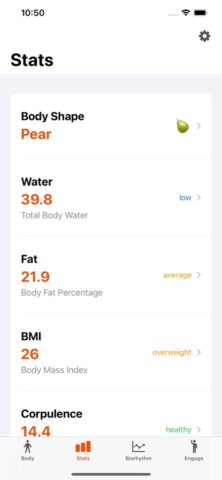 Фигурa — Тип,форма,размер тела для iOS — скриншот 3