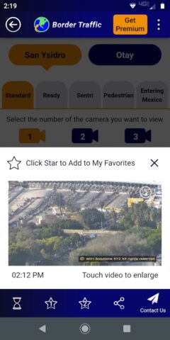 Border Traffic App для Android — скриншот 4