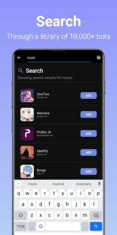 Bots for Discord для Android — скриншот 3