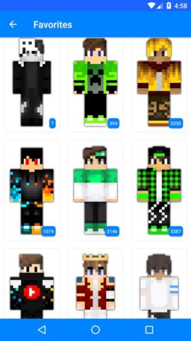 Скины Мальчиков для Крафтсман для Android — скриншот 1