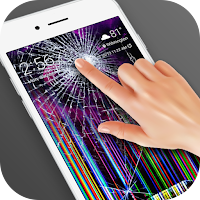 разбитый экран шутка для Android