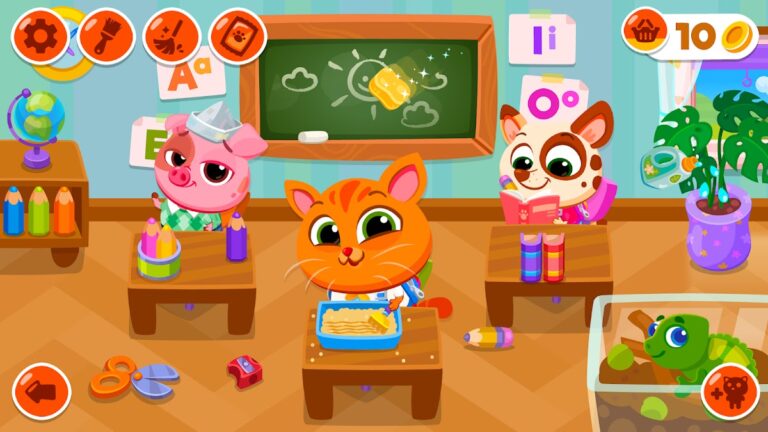 Bubbu School (котик бубу) для Android — скриншот 1