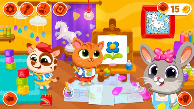 Bubbu School (котик бубу) для Android — скриншот 4