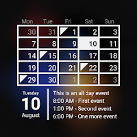 Виджет Календарь для Android