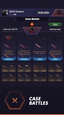 Case Battle: Skins Simulator для Android — скриншот 5