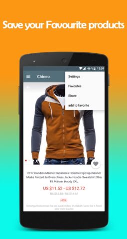 Китай интернет-магазины для Android — скриншот 4