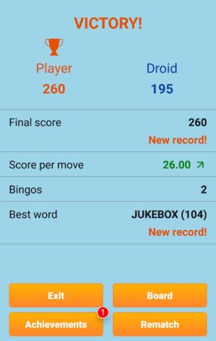 Classic Words Solo для Android — скриншот 4