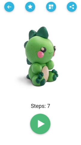 Лепка kawaii из пластилина для Android — скриншот 5