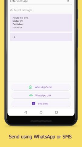 Click to Chat for WhatsApp для Android — скриншот 2