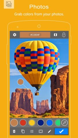 Color Grab (color detection) для Android — скриншот 2