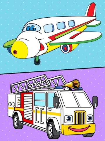 раскраски машинки для детей для Android — скриншот 5