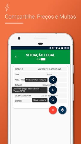 Consulta Placa Multa e Fipe для Android — скриншот 4