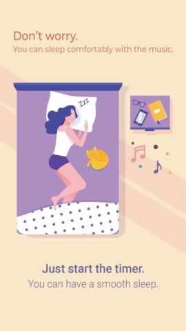 Cozy Timer — Sleep timer для Android — скриншот 1