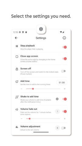 Cozy Timer — Sleep timer для Android — скриншот 3