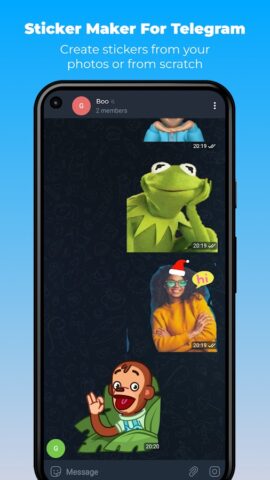 Создать стикеры для Telegram для Android — скриншот 1