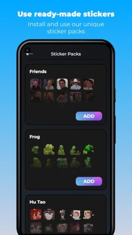 Создать стикеры для Telegram для Android — скриншот 2