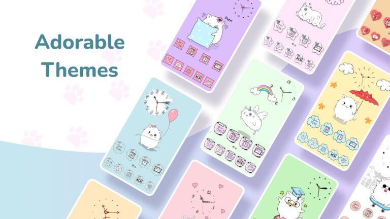 Милые Кошки Темы для Телефона для Android — скриншот 1