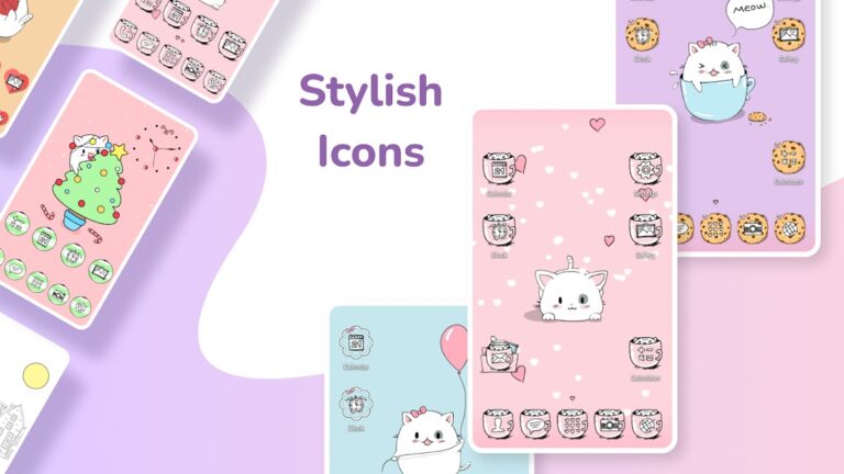 Милые Кошки Темы для Телефона для Android — скриншот 2