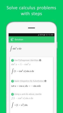 Cymath — Math Problem Solver для Android — скриншот 5