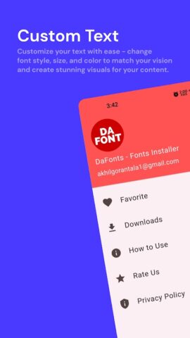 DaFont — Fonts Installer для Android — скриншот 3