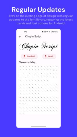 DaFont — Fonts Installer для Android — скриншот 5