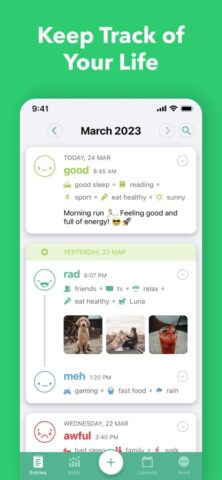 Daylio Дневник, Ежедневник для iOS — скриншот 4