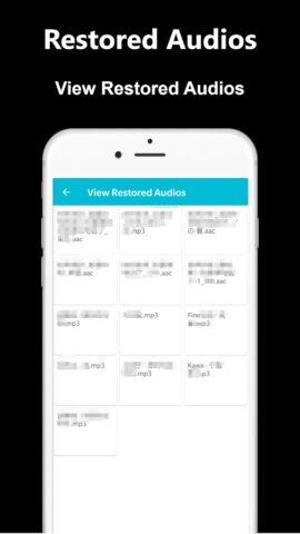Восстановить удаленные аудио для Android — скриншот 5