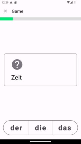 Der Die Das для Android — скриншот 2