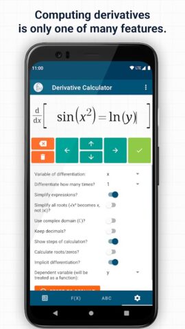 Derivative Calculator w/Steps для Android — скриншот 4