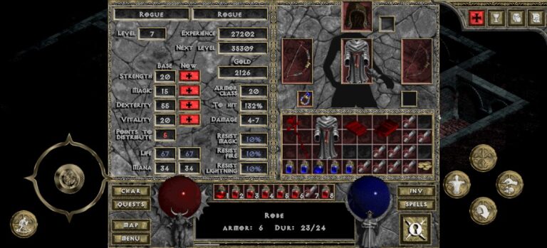 DevilutionX — порт Diablo 1 для Android — скриншот 3