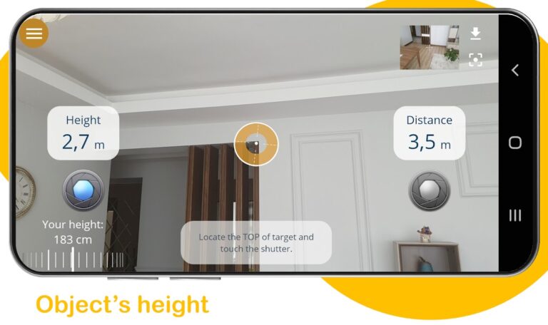 Измеритель расстояния для Android — скриншот 2