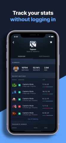 Dotastatz for Dota 2 для iOS — скриншот 2