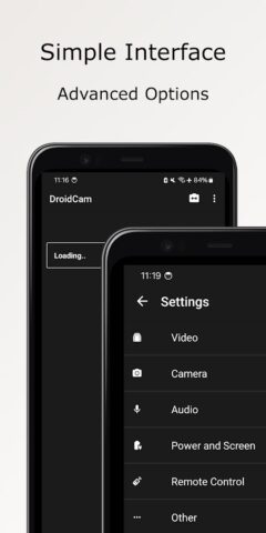 DroidCam Webcam & OBS Camera для Android — скриншот 2