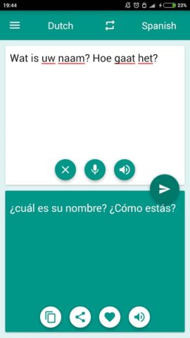 Dutch-Spanish Translator для Android — скриншот 2